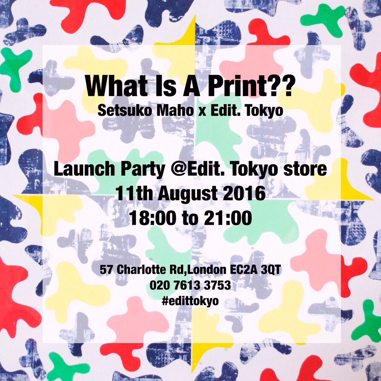 What Is A Print ? Launch Party